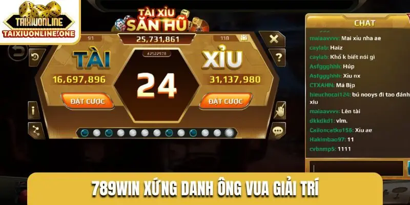 789WIN xứng danh ông vua giải trí