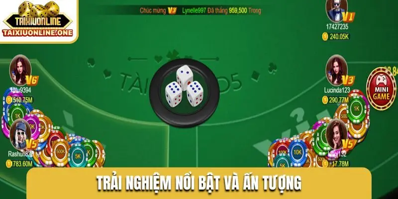 trai nghiem noi bat va an tuong Trải nghiệm nổi bật và ấn tượng