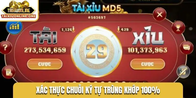 xac thuc chuoi ky tu trung khop 100 Xác thực chuỗi ký tự trùng khớp 100%