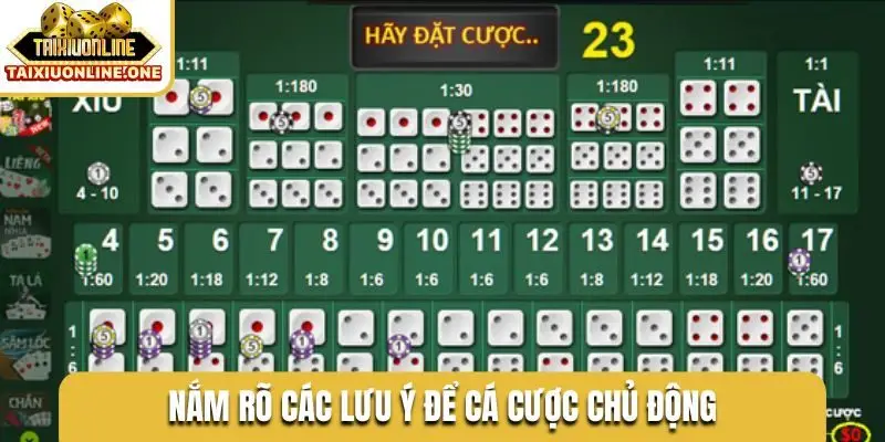 nam ro cac luu y de ca cuoc chu dong Nắm rõ các lưu ý để cá cược chủ động